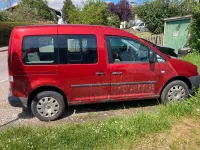 Gebraucht VW Caddy 55 PS (40 kW) 2006 Rot Van / Kleinbus
