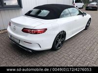Gebraucht Mercedes E220 AMG line Plus 194 PS (142 kW) 2018 Polarweiss  unilack Cabrio