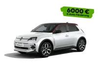 Neu Renault 5 E-Tech Urban 2025 Perlmuttweiß mit dach in black pearlschwarz (weiß)