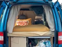 Gebraucht VW Caddy 105 PS (77 kW) 2007 Blau Van / Kleinbus