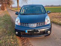 Gebraucht Nissan Note Acenta 88 PS (64 kW) 2008 Blau Kleinwagen