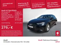 Gebraucht Audi A3 150 PS (110 kW) 2022 Schwarz Limousine