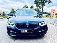 Gebraucht BMW 540 Sport Line 320 PS (235 kW) 2018 Blau Kombi