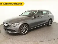 Gebraucht Mercedes C200 Avantgarde 184 PS (135 kW) 2018 Selenitgrau Kombi