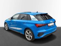 Gebraucht Audi A3 Sportback S-Line 116 PS (85 kW) 2022 Blau Kleinwagen