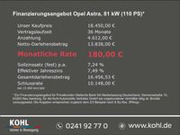 Gebraucht Opel Astra Enjoy 110 PS (80 kW) 2023 Metallic) (rot Kombi