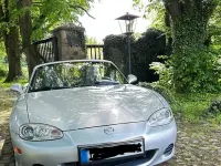 Gebraucht Mazda MX5 110 PS (80 kW) 2001 Silber Cabrio