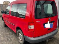 Gebraucht VW Caddy Style 80 PS (58 kW) 2009 Rot Van / Kleinbus