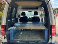 Gebraucht VW Caddy Trendline 75 PS (55 kW) 2012 Weiß Van / Kleinbus
