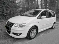 Gebraucht VW Touran Highline 140 PS (102 kW) 2009 Weiß Van / Kleinbus