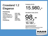 Gebraucht Opel Crossland X Elegance 131 PS (96 kW) 2022 Kontrast grau/quarz silber SUV