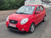 Gebraucht Kia Picanto Attract 65 PS (47 kW) 2009 Rot Kleinwagen