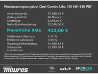 gebraucht Opel Combo-e Life XL Ultimate 7-Sitzer Navi Innovations Paket
