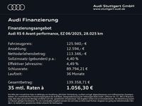 Gebraucht Audi RS6 Performance 630 PS (463 kW) 2025 Daytonagrau perleffekt Kombi