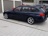 gebraucht BMW 320 xd Touring F31 - 135kw - Imperialblau Brillanteffekt Meta