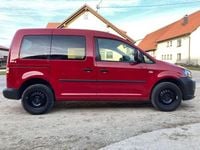 Second-hand VW Caddy Maxi 102 CP (75 kW) 2012 Roșu Monovolum