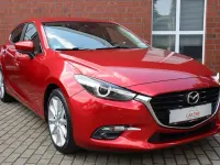 Gebraucht Mazda 3 Sports-Line 105 PS (77 kW) 2017 Rot Limousine