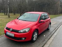 Gebraucht VW Golf VI 80 PS (58 kW) 2009 Rot Kleinwagen