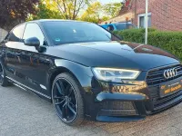 Brugt Audi A3 S-Line 150 HK (110 kW) 2019 Sort Sedan