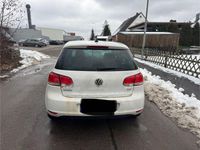 Gebraucht VW Golf VI Style 105 PS (77 kW) 2011 Weiß Kleinwagen