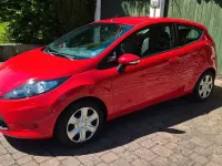 Gebraucht Ford Fiesta Ambiente 82 PS (60 kW) 2009 Rot Limousine