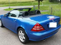 Gebraucht Mercedes SLK230 197 PS (144 kW) 2000 Blau Cabrio