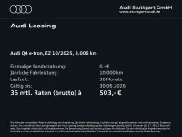 Gebraucht Audi Q4 e-tron Ambiente 210 kW (286 PS) 2025 Geysirblau metallic SUV