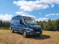 Gebraucht Ford Transit 115 PS (84 kW) 2005 Blau Van / Kleinbus