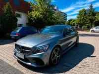 Gebraucht Mercedes C220 AMG line 194 PS (142 kW) 2018 Grau Limousine