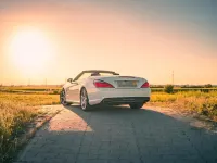 Gebraucht Mercedes SL400 AMG 333 PS (244 kW) 2014 Weiß Cabrio