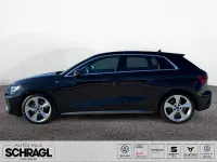 Begagnad Audi A3 S-Line 150 HK (110 kW) 2025 Svart Sedan