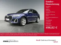 Gebraucht Audi Q5 S-Line 367 PS (269 kW) 2022 Navarrablau metallic SUV