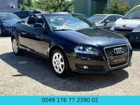 Brugt Audi A3 Cabriolet Attraction 160 HK (117 kW) 2009 Sort Cabriolet