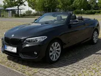 Brugt BMW 220 184 HK (135 kW) 2015 Sort Cabriolet