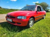Gebraucht Ford Escort Cabriolet 90 PS (66 kW) 1996 Rot Cabrio