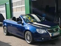 Second-hand VW Eos 120 CP (88 kW) 2008 Albastru Cabrio