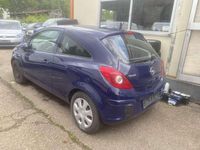 Gebraucht Opel Corsa Edition 80 PS (58 kW) 2008 Royalblau h: u2/f:atlantikblau Kleinwagen