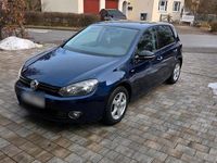 Gebraucht VW Golf VI Match 2012 Blau Kleinwagen