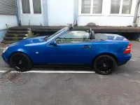 Gebraucht Mercedes SLK200 136 PS (100 kW) 1998 Blau Cabrio
