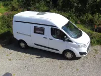 Brugt Ford Transit Custom 155 HK (114 kW) 2015 Hvid MPV