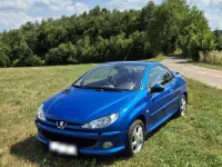 Gebraucht Peugeot 206 CC 109 PS (80 kW) 2006 Blau Cabrio