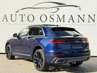 Gebraucht Audi Q8 S-Line 340 PS (250 kW) 2021 Navarrablau metallic SUV