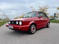 Gebraucht VW Golf Cabriolet 95 PS (69 kW) 1988 Rot Cabrio