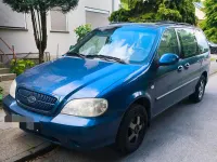 Brugt Kia Carnival 150 HK (110 kW) 2004 Blå MPV