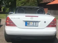 Gebraucht Mercedes SLK230 193 PS (141 kW) 1997 Weiß Cabrio
