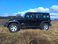 gebraucht Jeep Wrangler JK Unlimited Sport 2.8 CRD (6G-SG, Abn. AHK, SHZ)