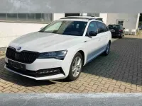 Gebraucht Skoda Superb SportLine 200 PS (147 kW) 2022 Moonweiss metallic Kombi
