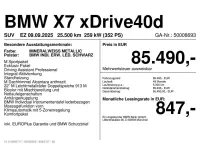 Gebraucht BMW X7 Sport Line 352 PS (258 kW) 2025 Weiß SUV