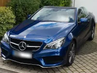 Usado Mercedes E220 AMG 170 CV (125 kW) 2016 Azul Descapotable