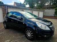 Gebraucht Opel Corsa Edition 60 PS (44 kW) 2007 Schwarz Limousine